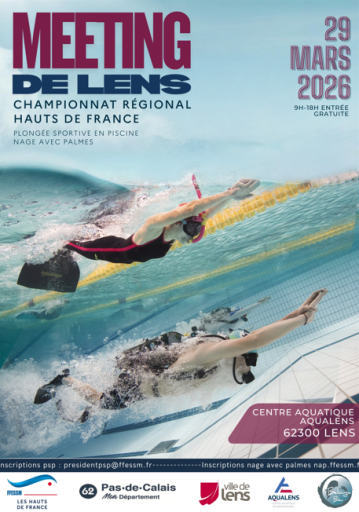 Meeting de la Ville de Lens – Championnat de France de Plongée Sportive en Piscine