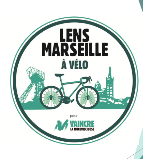 Passage de l’équipe de « Lens-Marseille à vélo »