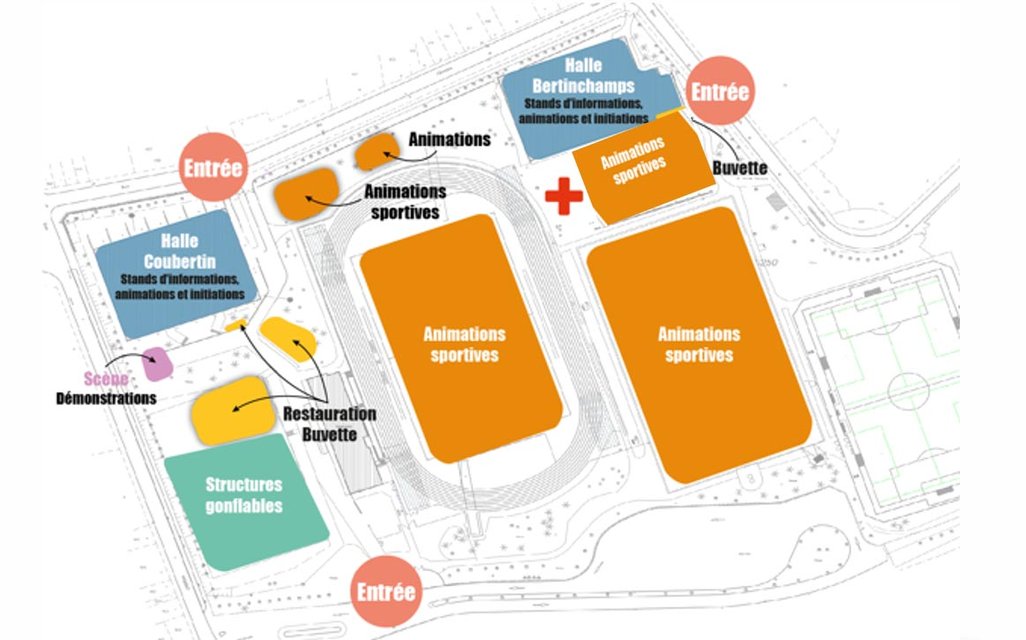 Village des associations de 10h à 18h - Stade Léo Lagrange